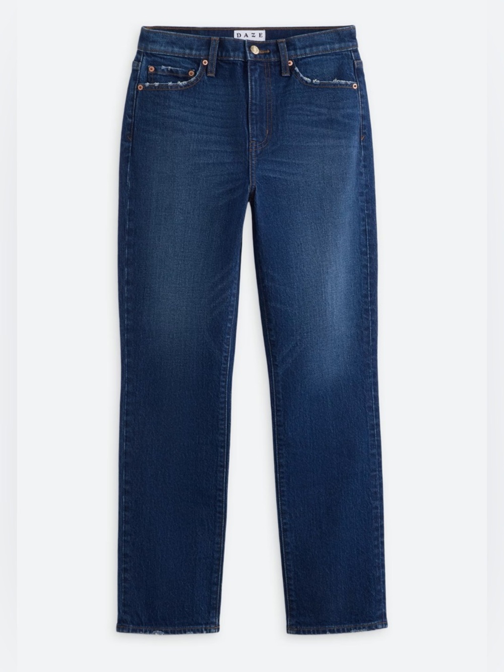 DAZE DENIM Smarty Pants High Rise Slim Straight Jean